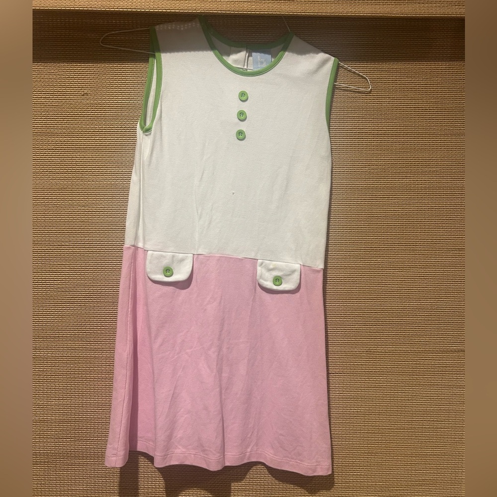 Bella Bliss White Top with Green Trim
